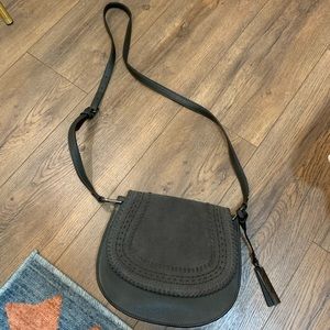Vince Camuto Suede & Leather Crossbody Bag